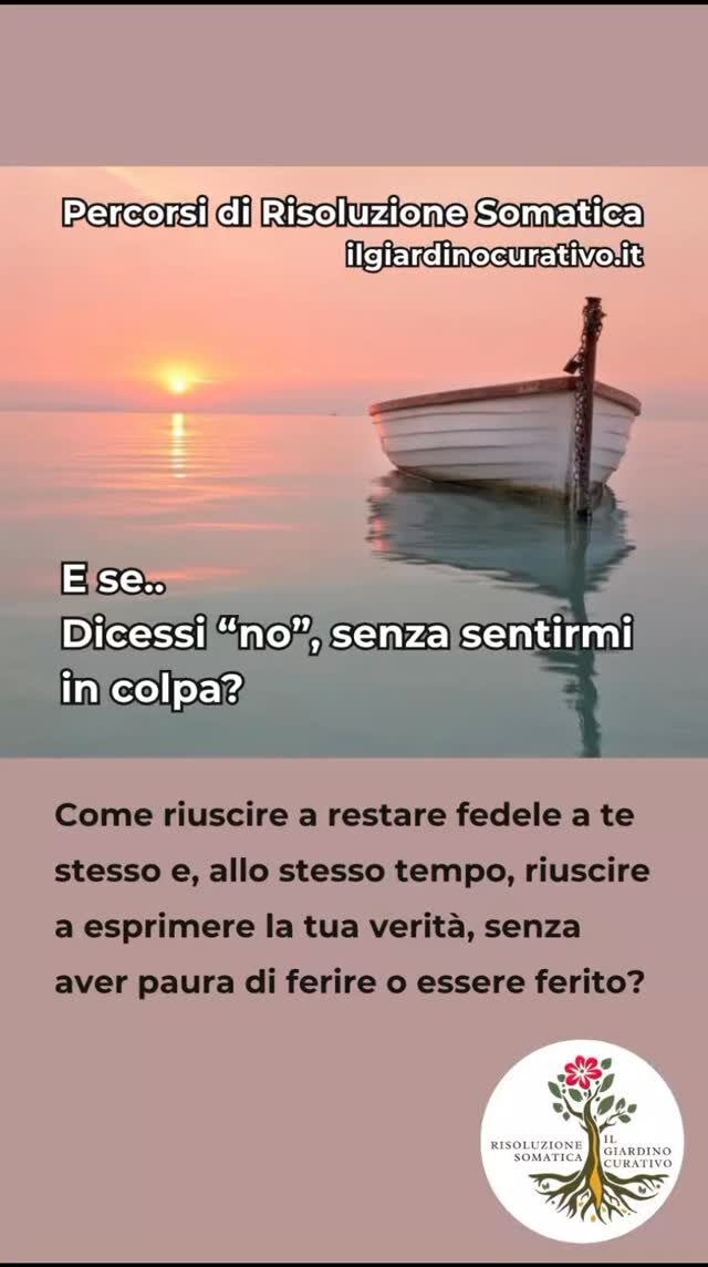Il "sentire" è un atto del Corpo e non del pensiero, non esistono libri o seminari in grado di "insegnare" come si fa a sentire. O c'è o non c'è.
Nella nostra società molto spesso non c'è.
L'importanza dei Percorsi che danno la priorità all'ascolto del Corpo è proprio quella di accompagnarti a entrare in contatto con il tuo "sentire", con qualcosa cioè che non puoi pensare né prevedere, qualcosa che è già dentro di te e che rappresenta la parte autentica di Ciò che sei.
Questo "qualcosa" va riportato alla luce.
Solo così si dissipano i dubbi della vita, e ogni scelta diventa veramente "tua".
Anche questo è Risoluzione Somatica.
RISOLUZIONE SOMATICA 
dei blocchi emotivi e corporei, attraverso la regolazione indiretta del Sistema Nervoso.
Cosa ti impedisce di esprimerti per quello che sei?
In questo Percorso, ti guido a entrare in contatto con la tua essenza più autentica, in uno spazio di ascolto sicuro ed empatico.
Liberando le energie congelate nel Corpo e permettendoti di tornare a sentire davvero e non solo a pensare di sentire.
"Solo quando torni a sentiTI, puoi Scegliere veramente"
Nel piacere di stare insieme, ritrovando l'armonia della Comunità Umana, possiamo riscoprire gli strumenti per riconnetterci con chi Siamo veramente. 
... E vivere con gioia!
CALENDARIO 
ilgiardinocurativo.it/calendario 
(link in bio)
ATTIVITÀ 
ilgiardinocurativo.it/attivita
(vedi sito web)
CONTATTI
ilgiardinocurativo.it (link in bio)
e-mail:  info@ilgiardinocurativo.it
whatsapp: 378 069 7312
Telegram:  Ilaria - il Giardino Curativo
Facebook:  Ilaria - il Giardino Curativo
Instagram: Ilaria.GiardinoCurativo
TikTok:  @giardinocurativo
YouTube: Ilaria - Il Giardino Curativo
#lavorosudise #ricercainteriore #ricercapersonale #relazioni #costellazionifamiliarisistemiche #costellazionifamiliari #eventiolistici #ricercadellafelicità #donna #coppia #famiglia #salute #sciamanismo #lavorointeriore #risoluzionesomatica #costellazionisicilia #costellazionitoscana