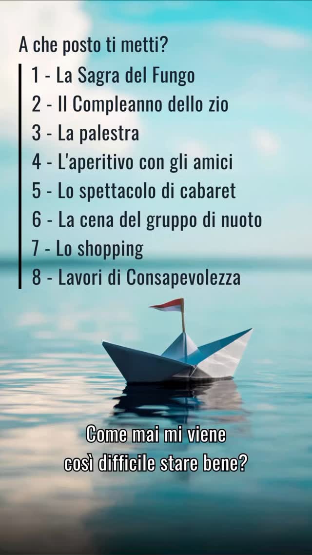 Stare bene è una scelta, non è qualcosa che è dovuto, né qualcosa che sicuramente otterrai nella vita. 
È necessaria la tua volontà di seguire un nuovo percorso, che sicuramente ha degli aspetti diversi da ciò che oggi sei abituato a fare.
Ed è necessaria ancora di più la tua umiltà, nell'ascoltare i consigli di coloro che sono effettivamente un po' più avanti di te in questo percorso. 
Man mano che procedi troverai tutto ciò che è già tuo, ma che oggi non riesci a vedere. 
Buon viaggio!

"Solo quando torni a sentirTI, puoi Scegliere veramente"

Ilaria - Risoluzione Somatica dei blocchi emotivi e corporei.

Cerchi di Gruppo e Sessioni Individuali.

RISOLUZIONE SOMATICA 
dei blocchi emotivi e corporei, attraverso la regolazione del Sistema Nervoso.

Cosa ti impedisce di esprimerti per quello che sei?

In questo Percorso, ti guido a entrare in contatto con la tua essenza più autentica, in uno spazio di ascolto sicuro ed empatico.
Liberando le energie congelate nel Corpo e permettendoti di tornare a sentire davvero e non solo a pensare di sentire.

Nel piacere di stare insieme, ritrovando l'armonia della Comunità Umana, possiamo riscoprire gli strumenti per riconnetterci con chi Siamo veramente. 
... E vivere con gioia!

CALENDARIO 
ilgiardinocurativo.it/calendario 
(link in bio)

ATTIVITÀ 
ilgiardinocurativo.it/attivita
(vedi sito web)

ARTICOLI
ilgiardinocurativo.it/articoli
(vedi sito web, link in bio)

CONTATTI
ilgiardinocurativo.it (link in bio)
e-mail:  info@ilgiardinocurativo.it
whatsapp: 378 069 7312
Telegram:  Ilaria - il Giardino Curativo
Facebook:  Ilaria - il Giardino Curativo
Instagram: Ilaria.GiardinoCurativo
TikTok:  @giardinocurativo
YouTube: Ilaria - Il Giardino Curativo

#consapevolezza #relazioni #crescitapersonale #risoluzionesomatica #costellazionifamiliari